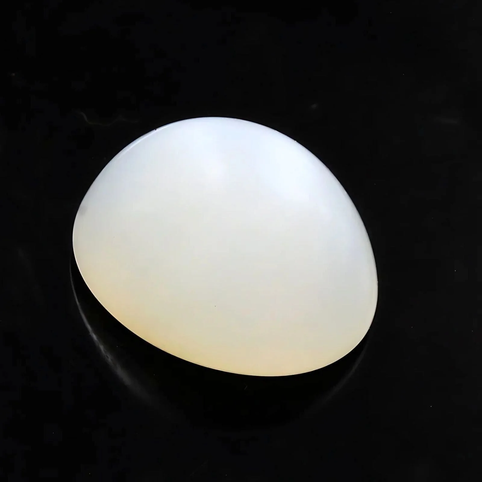 5.7Ct Natural Cloudy white Moonstone Oval Rashi Smooth Gemstone - Image 3
