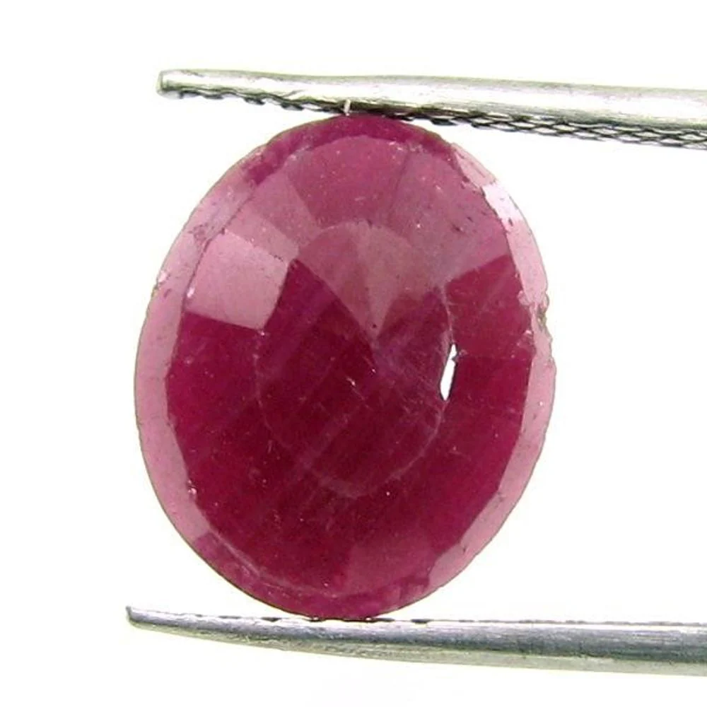 5.7Ct Natural Untreated Healing Ruby (Manik) Oval Cut Gemstone - Image 3