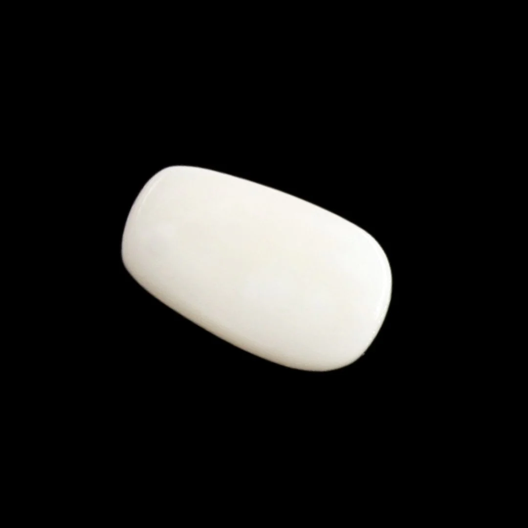 5.8Ct Natural White Coral Moonga Jewelry Making Gemstone - Image 3