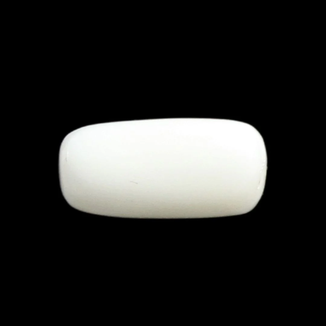 5.8Ct Natural White Coral Moonga Jewelry Making Gemstone - Image 5