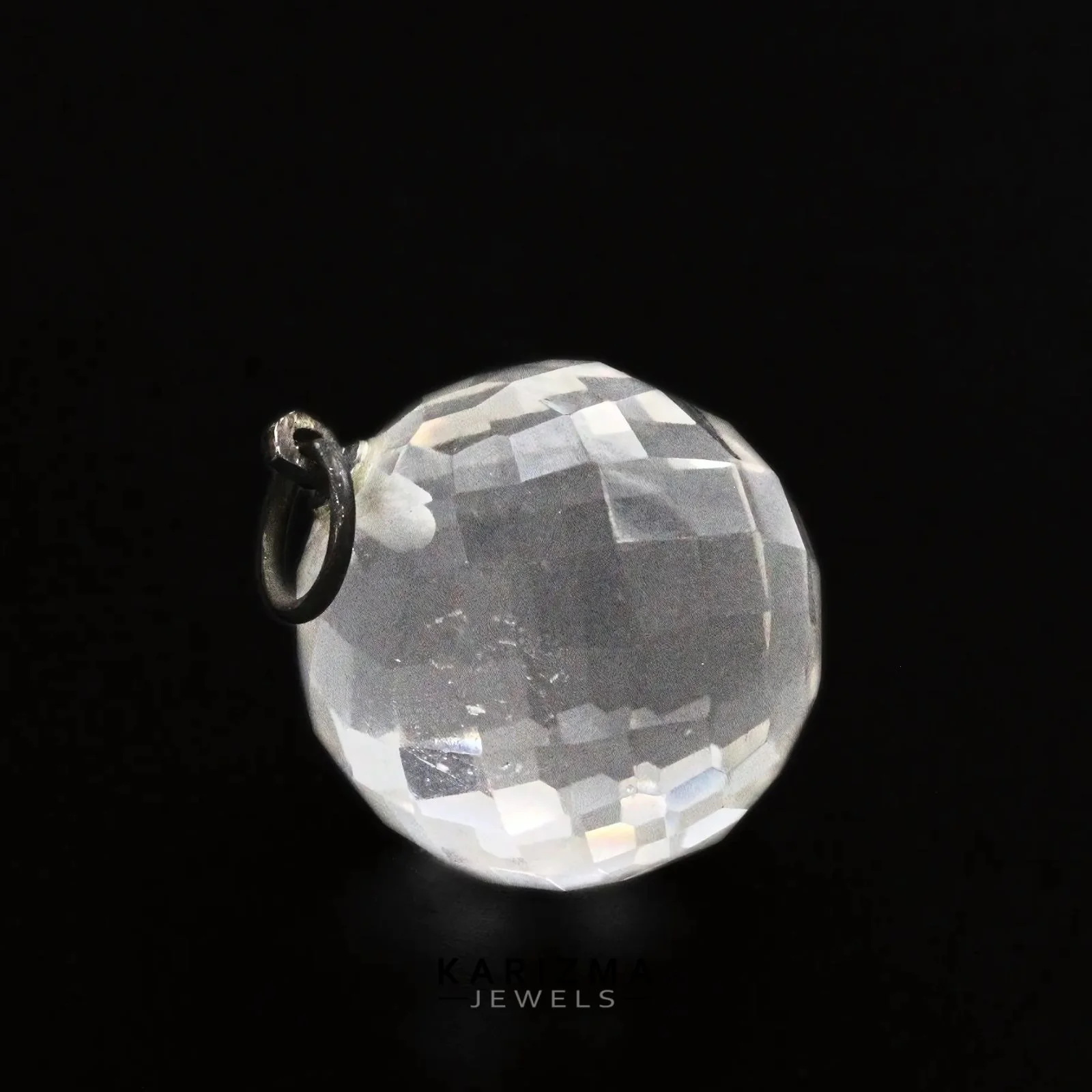50.5CT Healing Vastru Remedy Natural White Crystal Ball rock meditation - Image 2