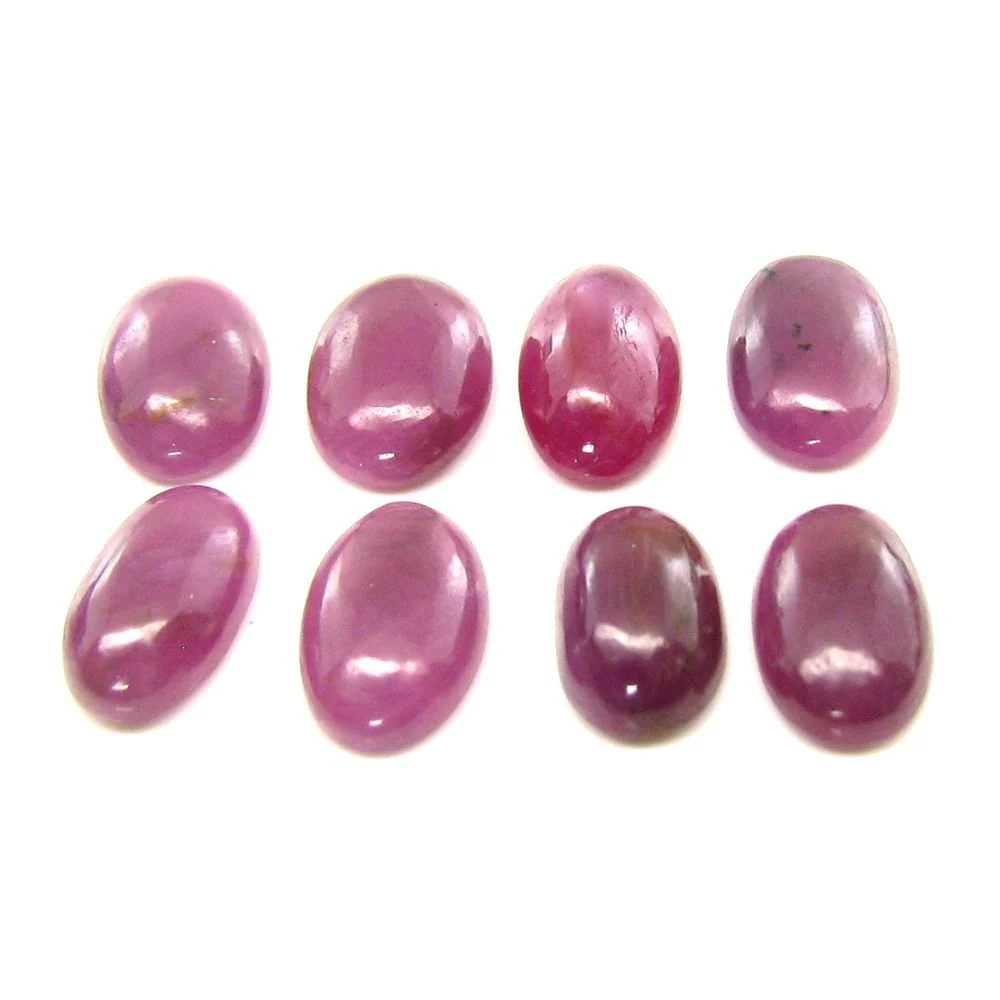 54.8 Carat Natural Ruby Cabochon Lot – 20 Pc Mixed Shape Loose Gems
