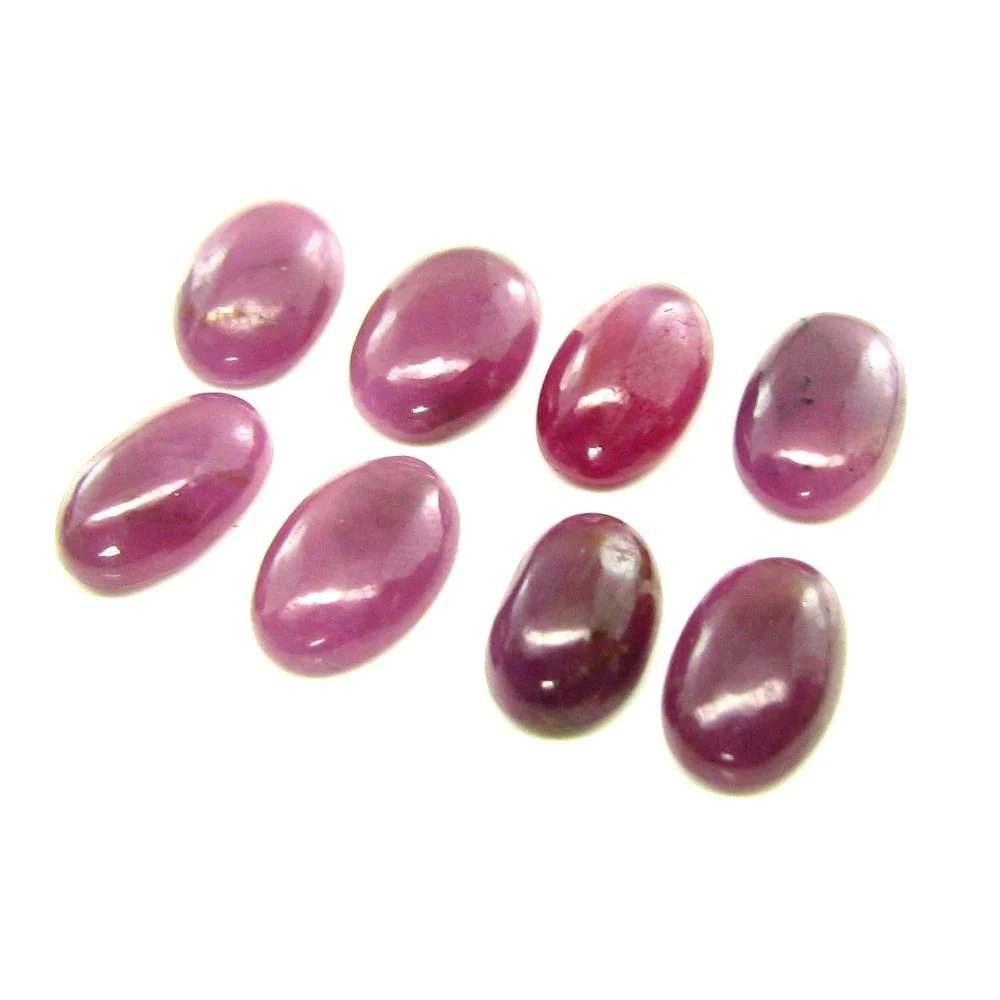 54.8 Carat Natural Ruby Cabochon Lot – 20 Pc Mixed Shape Loose Gems - Image 2