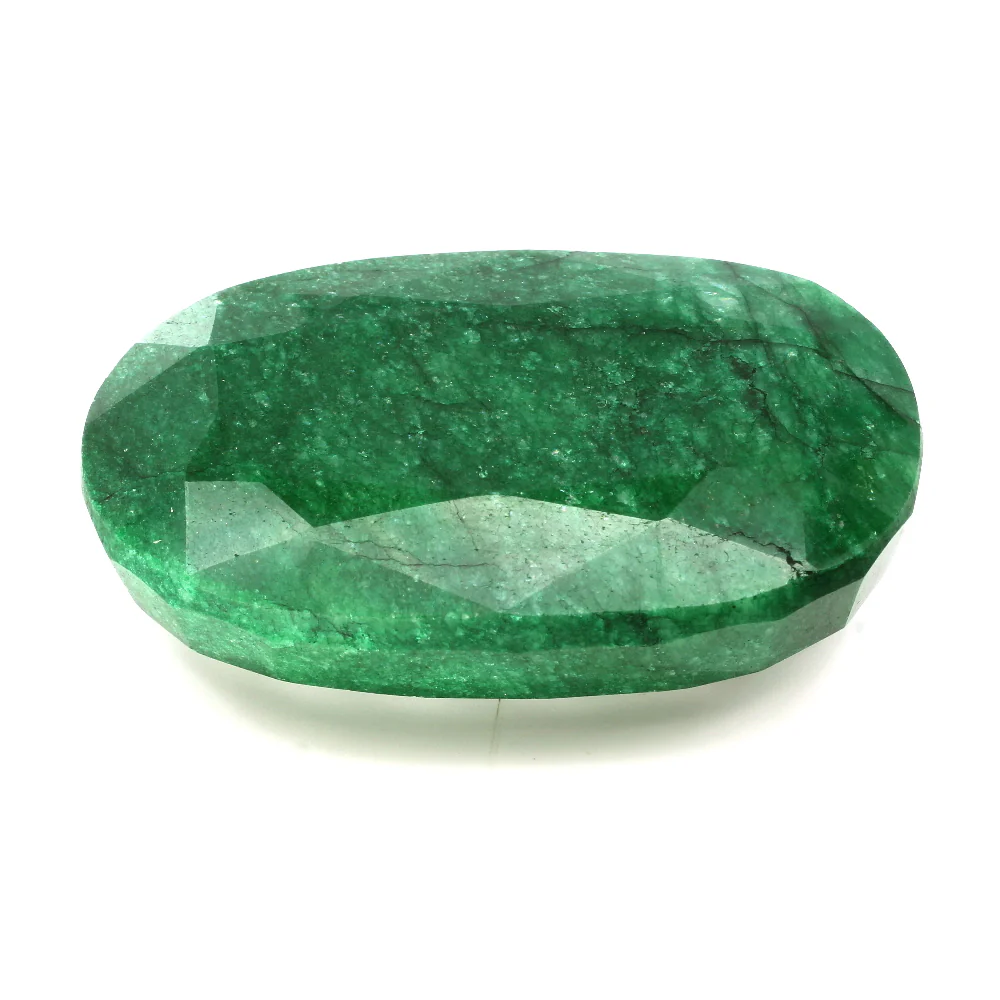 579.8Ct AAA Green Emerald Oval – Brilliant Faceted Luxury Gemstone