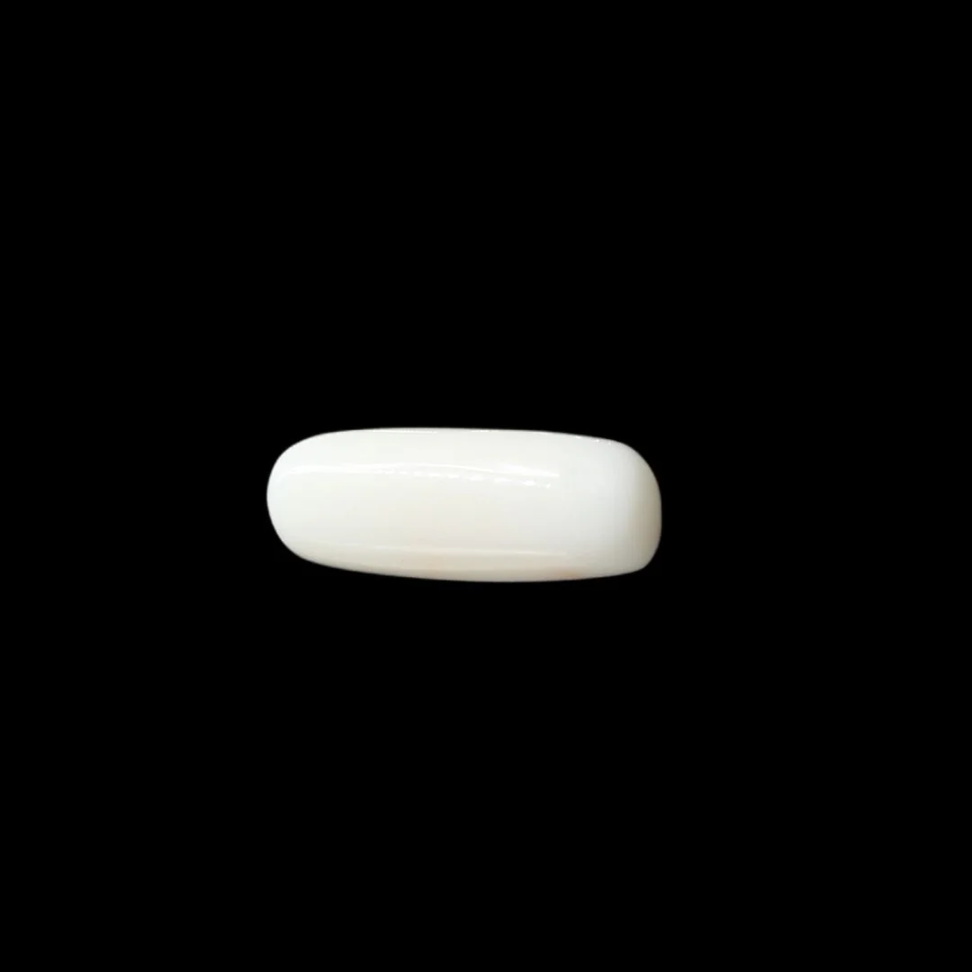 5Ct Natural Safed Moonga Astrology Rashi Gemstone - Image 3