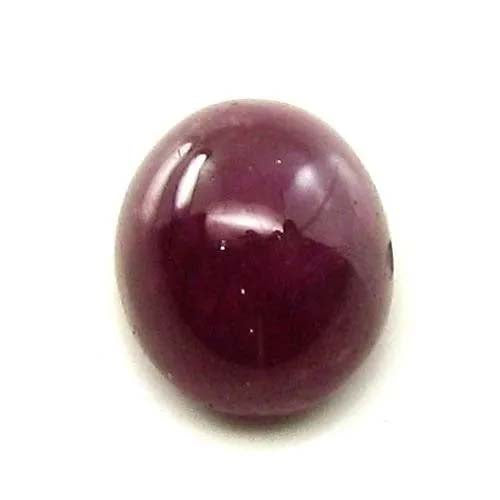 6.1Ct Natural Ruby Oval Cabochon Gemstone - for Ring & Pendant - Image 2
