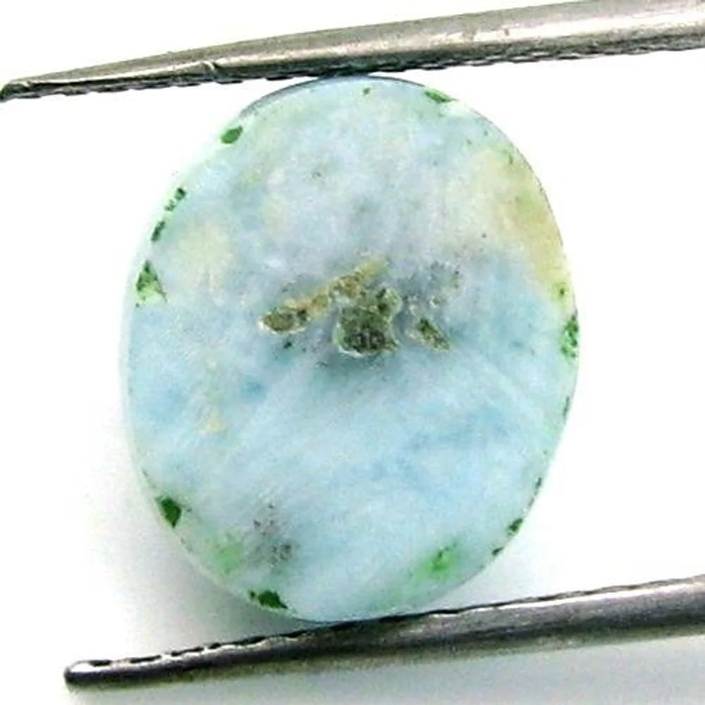 6.1Ct Premium Larimar Stone – Soft Blue Wave Pattern Gemstone - Image 3