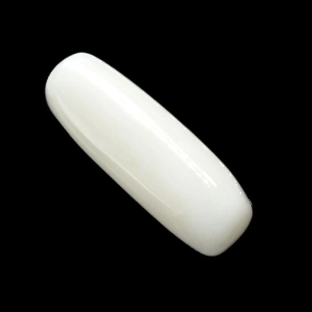 6.5Ct Natural White Coral Moonga Healing Astrology Gemstone - Image 3