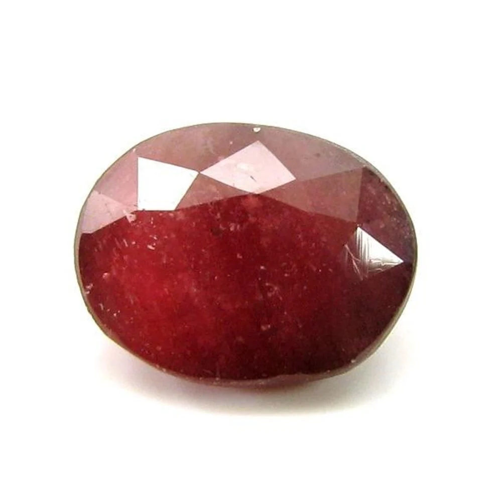 6.9Ct Premium Brownish Red Ruby Oval Gemstone