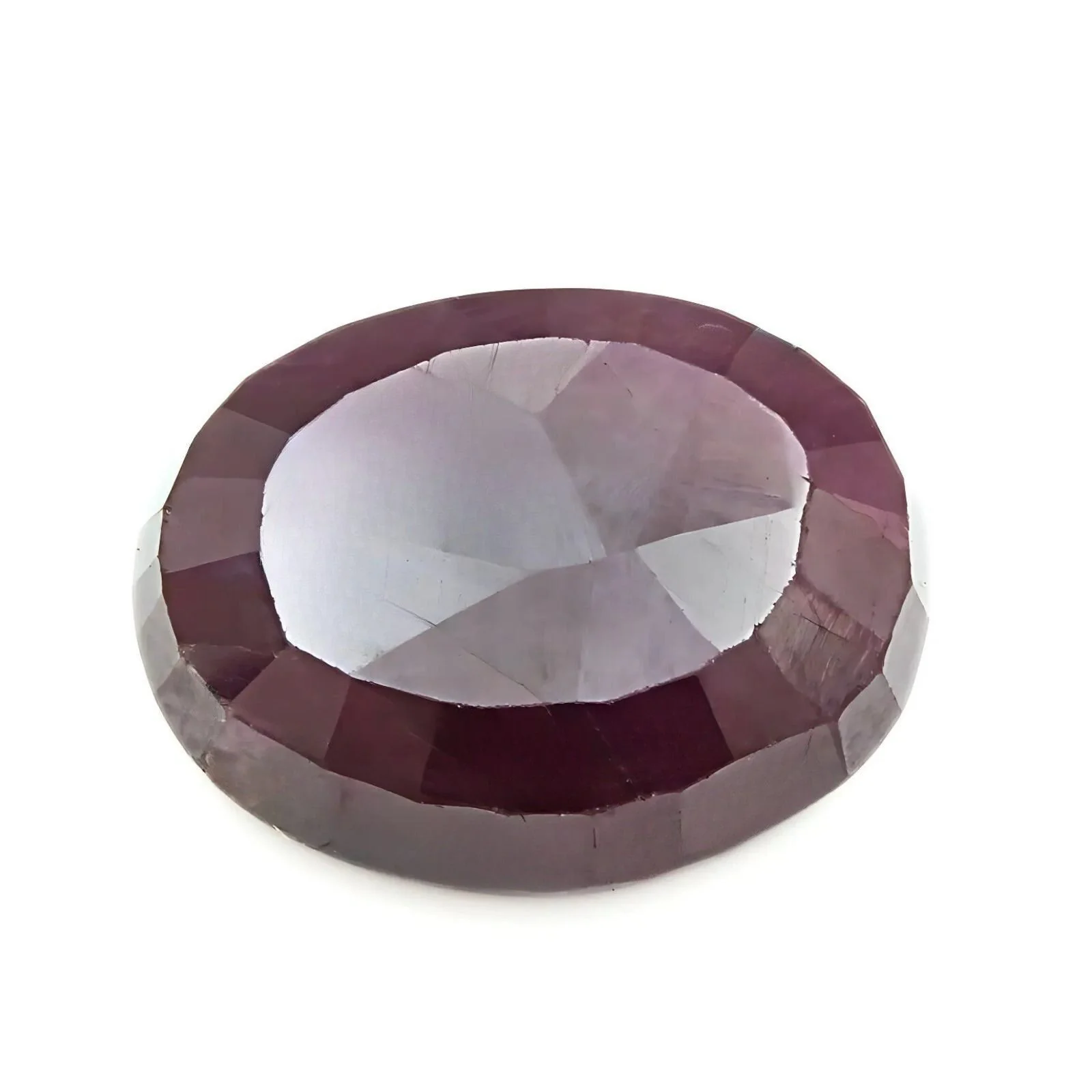 7.5Ct Natural Purplish Red Ruby (Manik) Oval Gemstone - Image 5
