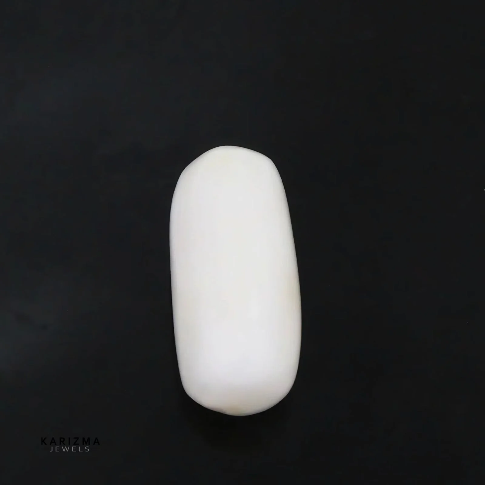 7Ct Natural White Coral Moonga Gemstone - Image 3