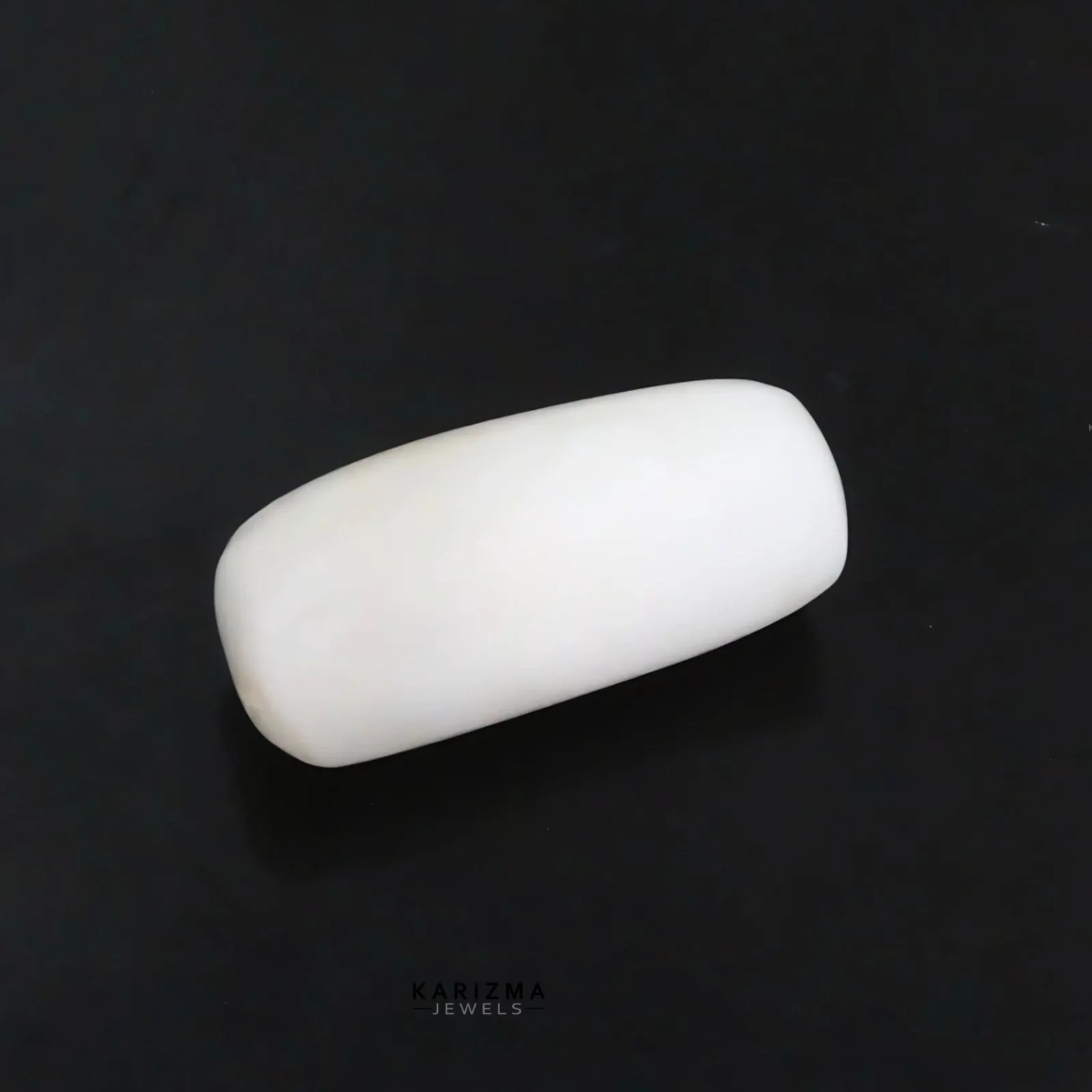 7Ct Natural White Coral Moonga Gemstone - Image 4