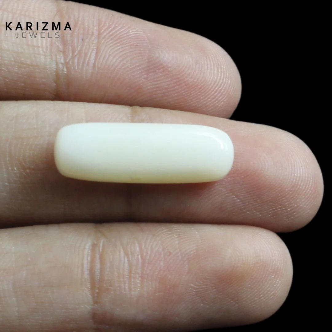 8.2Ct Natural White Coral Moonga Astrology Gemstone - Image 4
