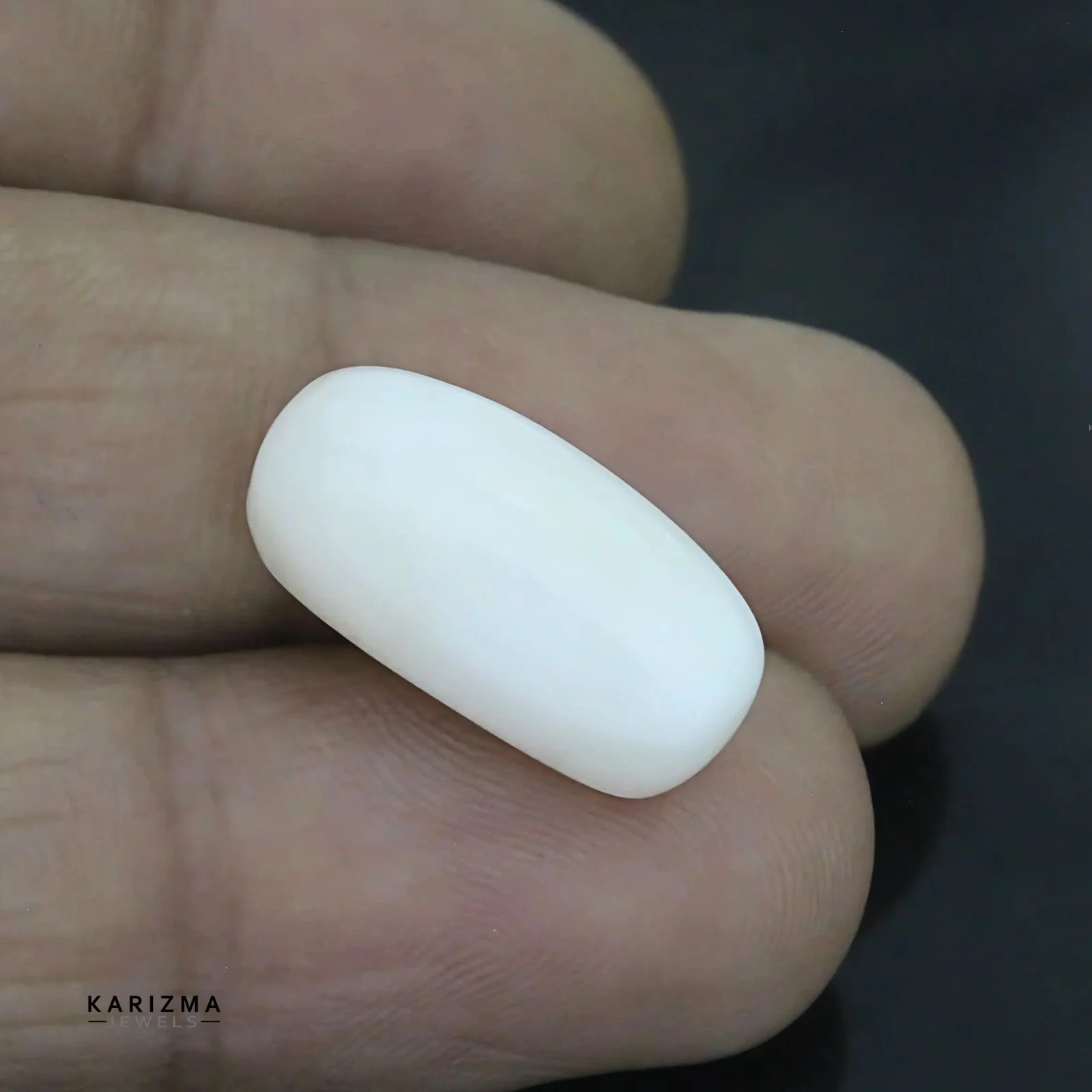 8.5Ct Natural White Coral Moonga Astrology Rashi Healing Gemstone - Image 5