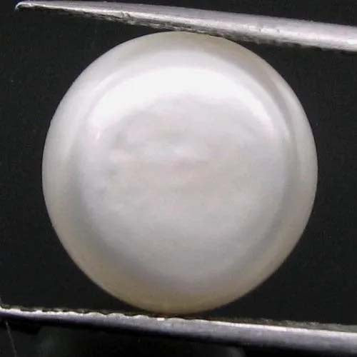 9.4Ct Authentic Natural White Pearl (Moti) – High Luster Moon Gem - Image 3