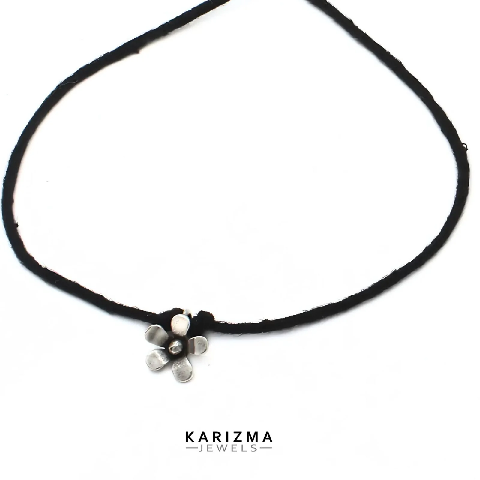 925 Real Silver pretty gifts Oxidized flower Pendant for Women & Girl's - Image 4