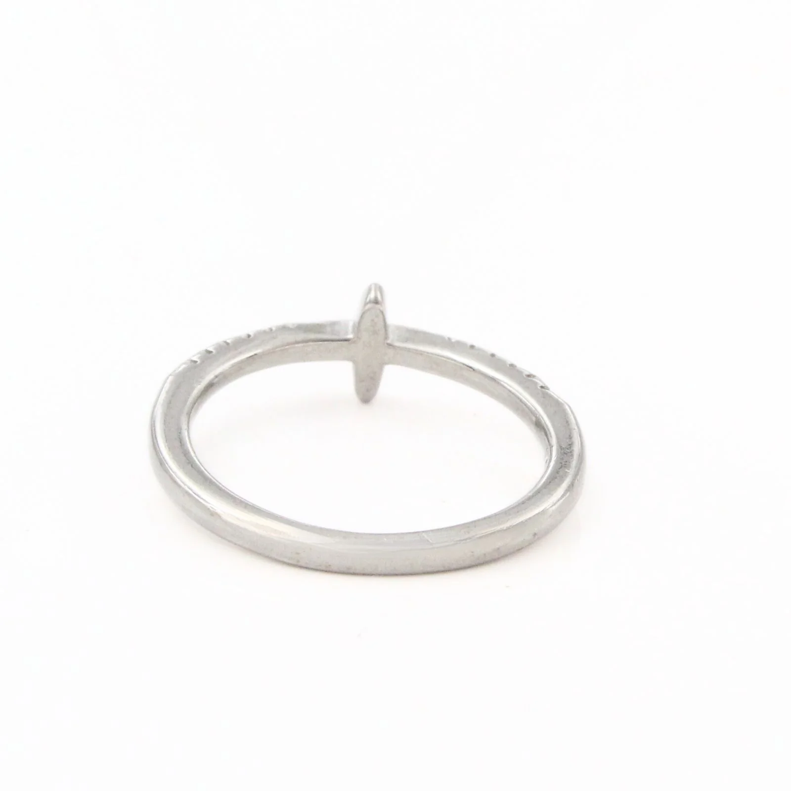 925 Real Silver White CZ North Star Ring - Image 5