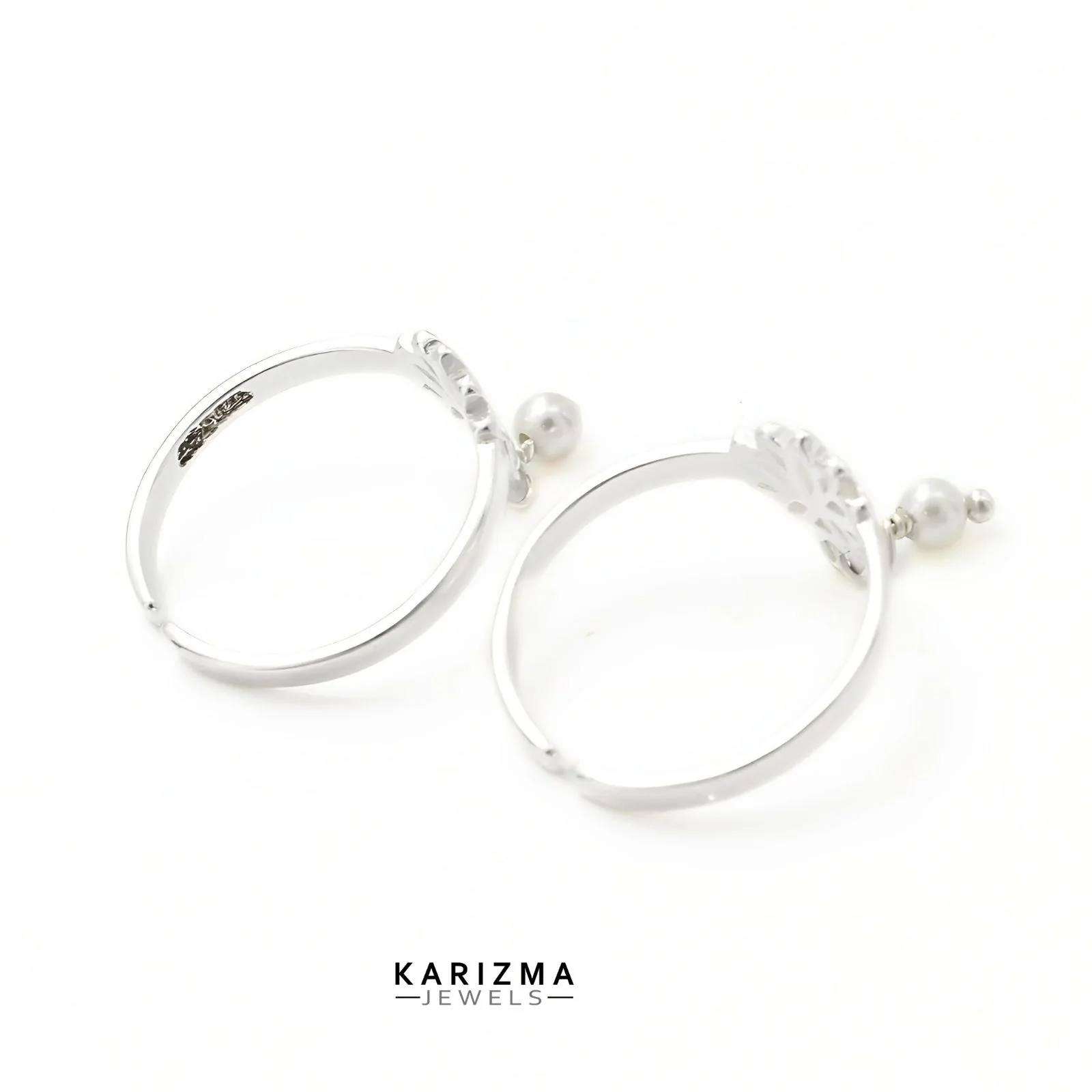 925 Real Sterling Silver Indian women awesome adjustable Lotus Toe Ring - Pair - Image 5