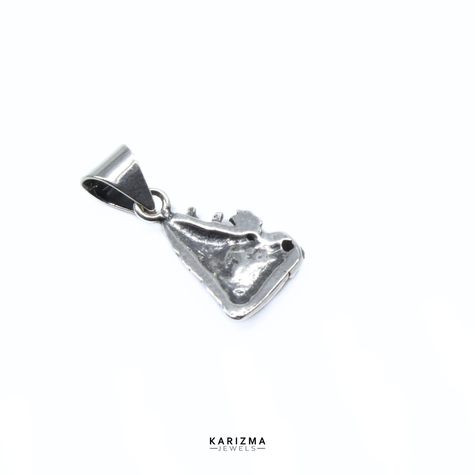 925 Sterling Silver amazing Oxidized Small Shiva Pendant - Image 5