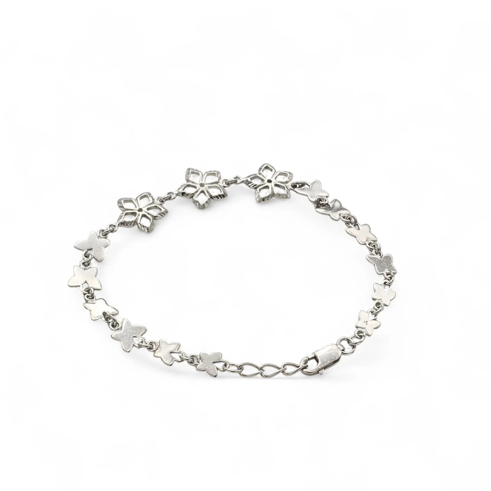 925 Sterling Silver party wear Butterfly chain Bracelet for Girls - Image 4