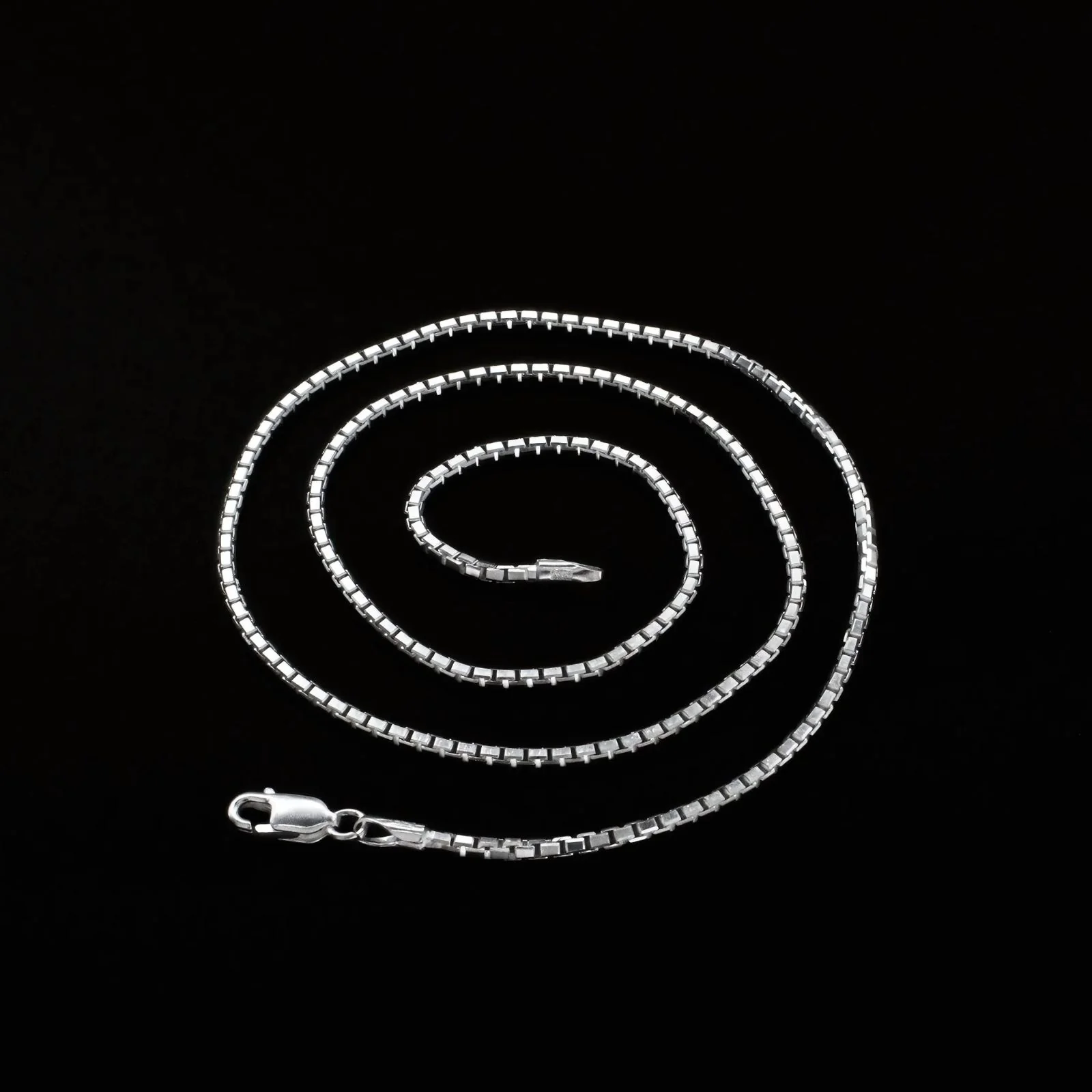 925 Sterling Silver Unisex daily wear Neck Chain 18" - Image 4