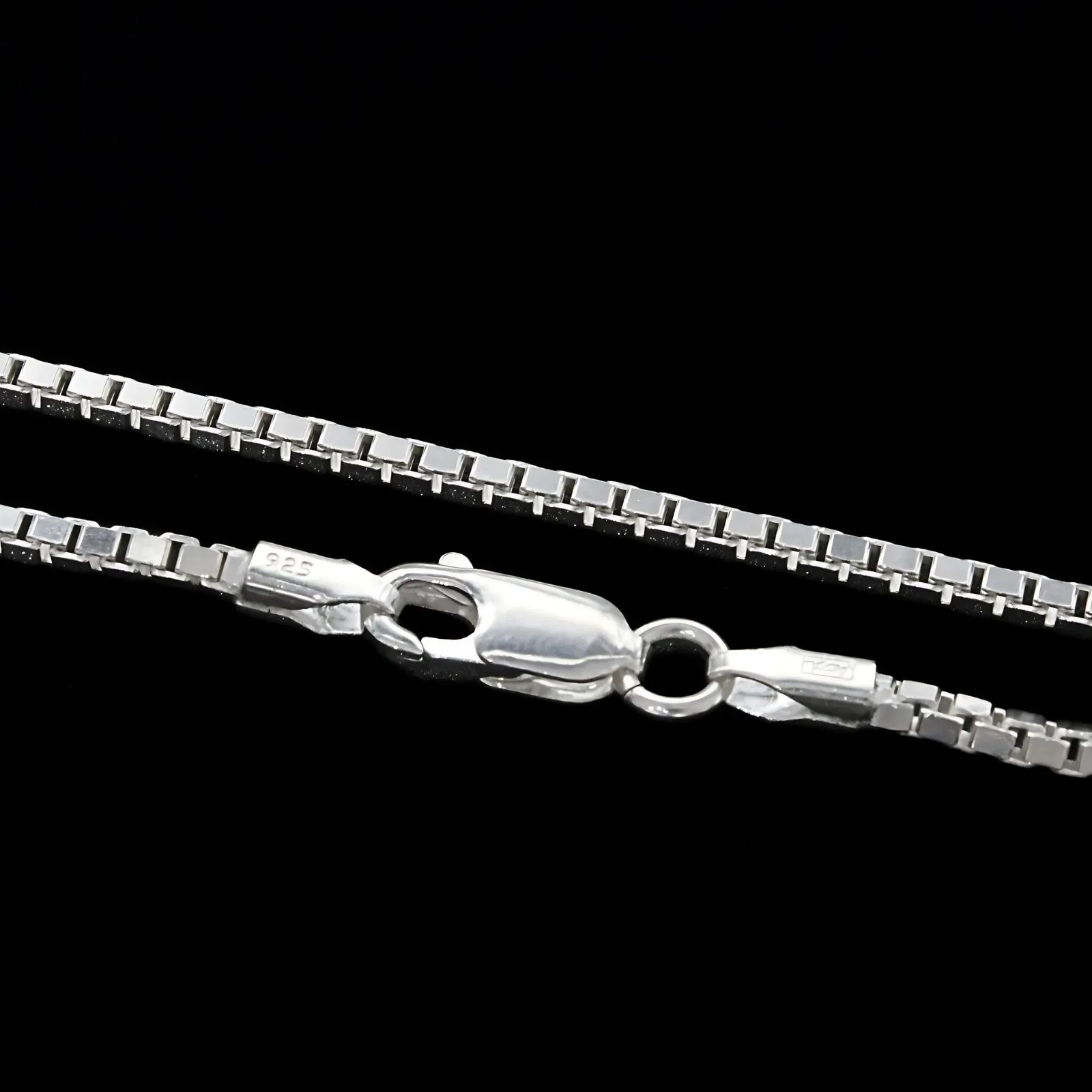 925 Sterling Silver Unisex daily wear Neck Chain 18" - Image 5