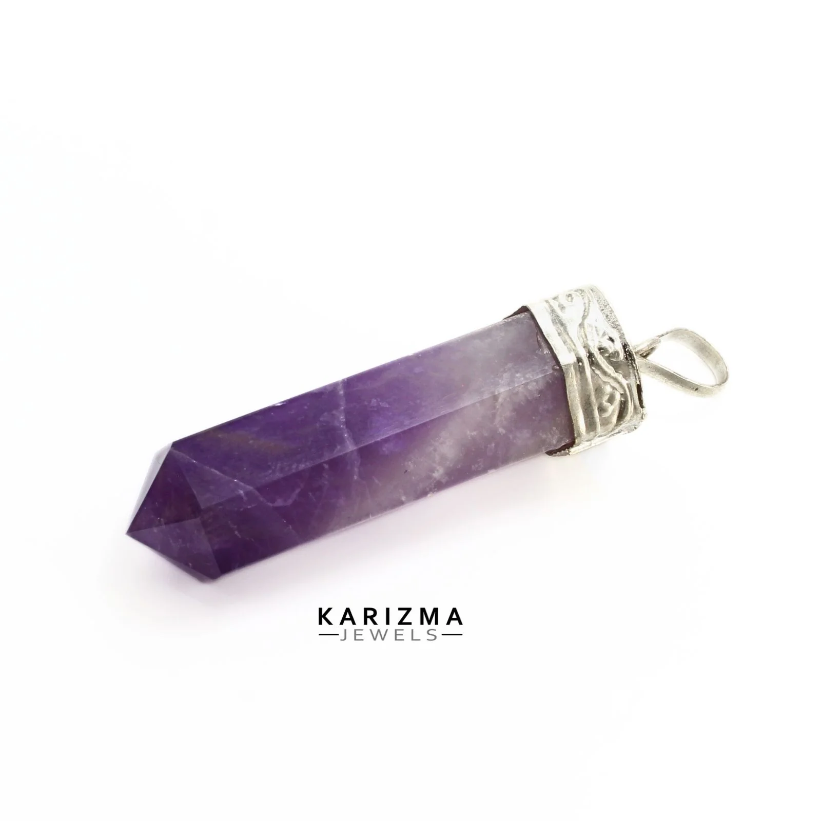Amethyst Energy Dart – 35.6Ct Polished Point Pendant - Image 3