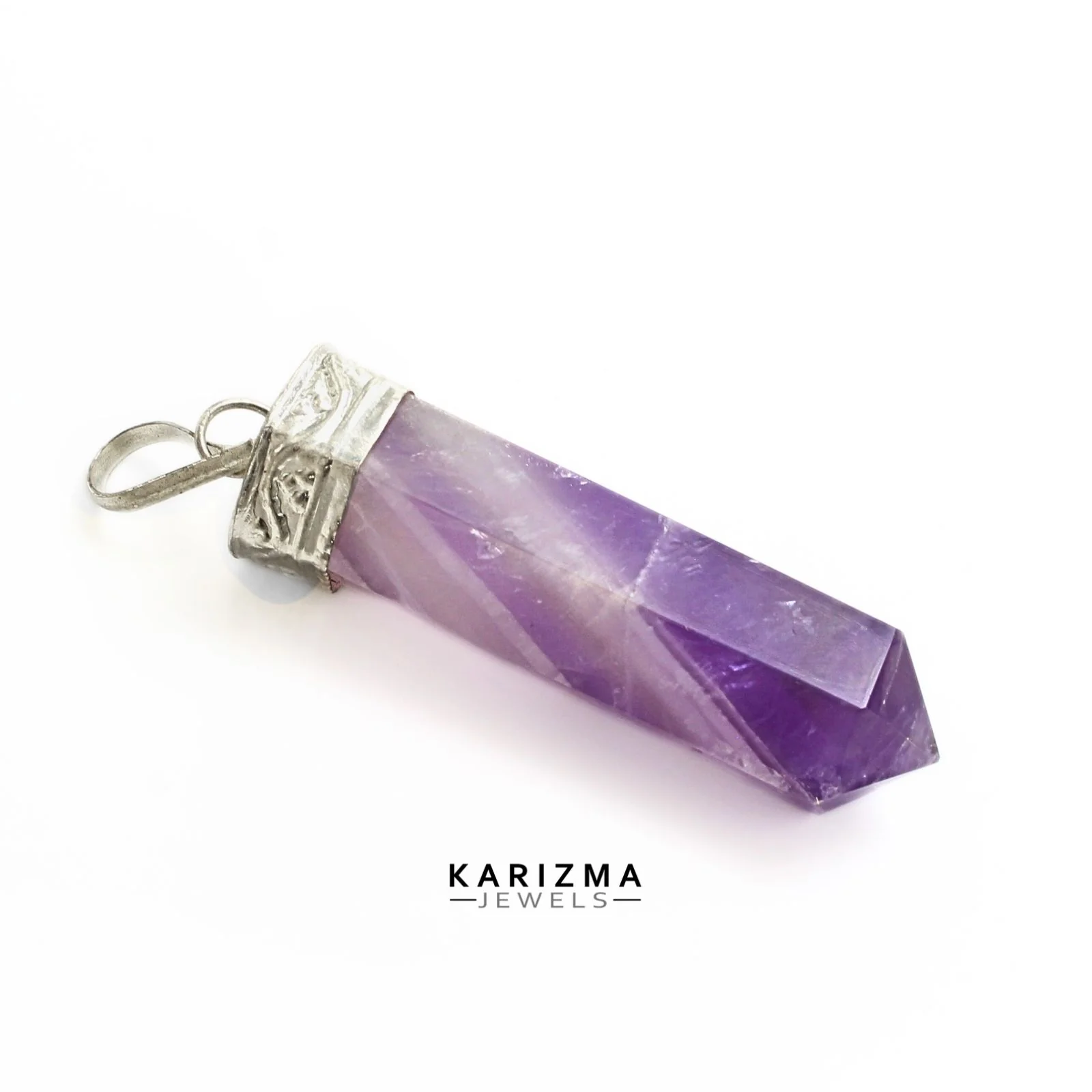 Amethyst Energy Dart – 35.6Ct Polished Point Pendant - Image 4