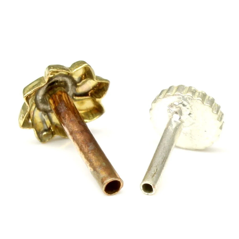 Antique starburst design nose pin - Image 3