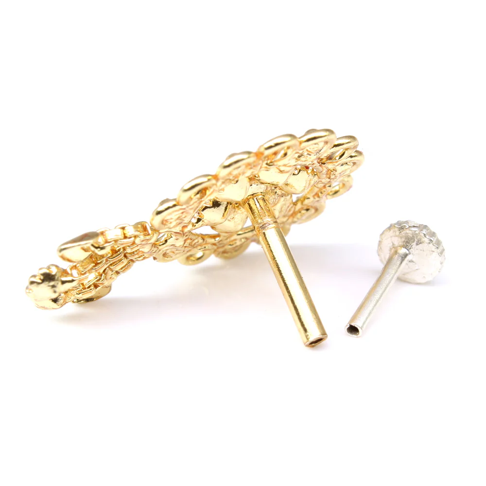 Big Statement Dangle Nose Pin (Pierced) - Image 3