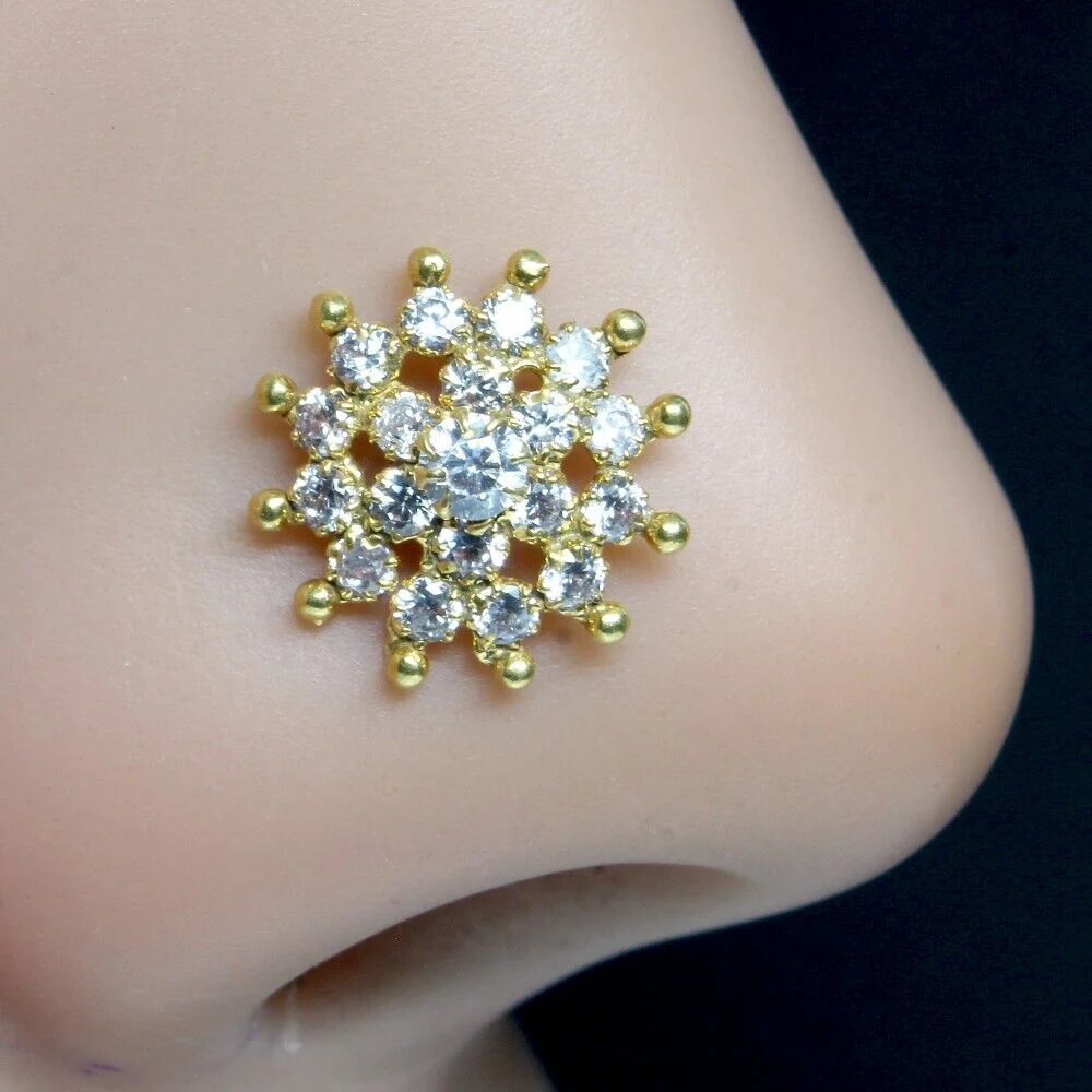 Big Statement wheel style Nose Pin - Image 2
