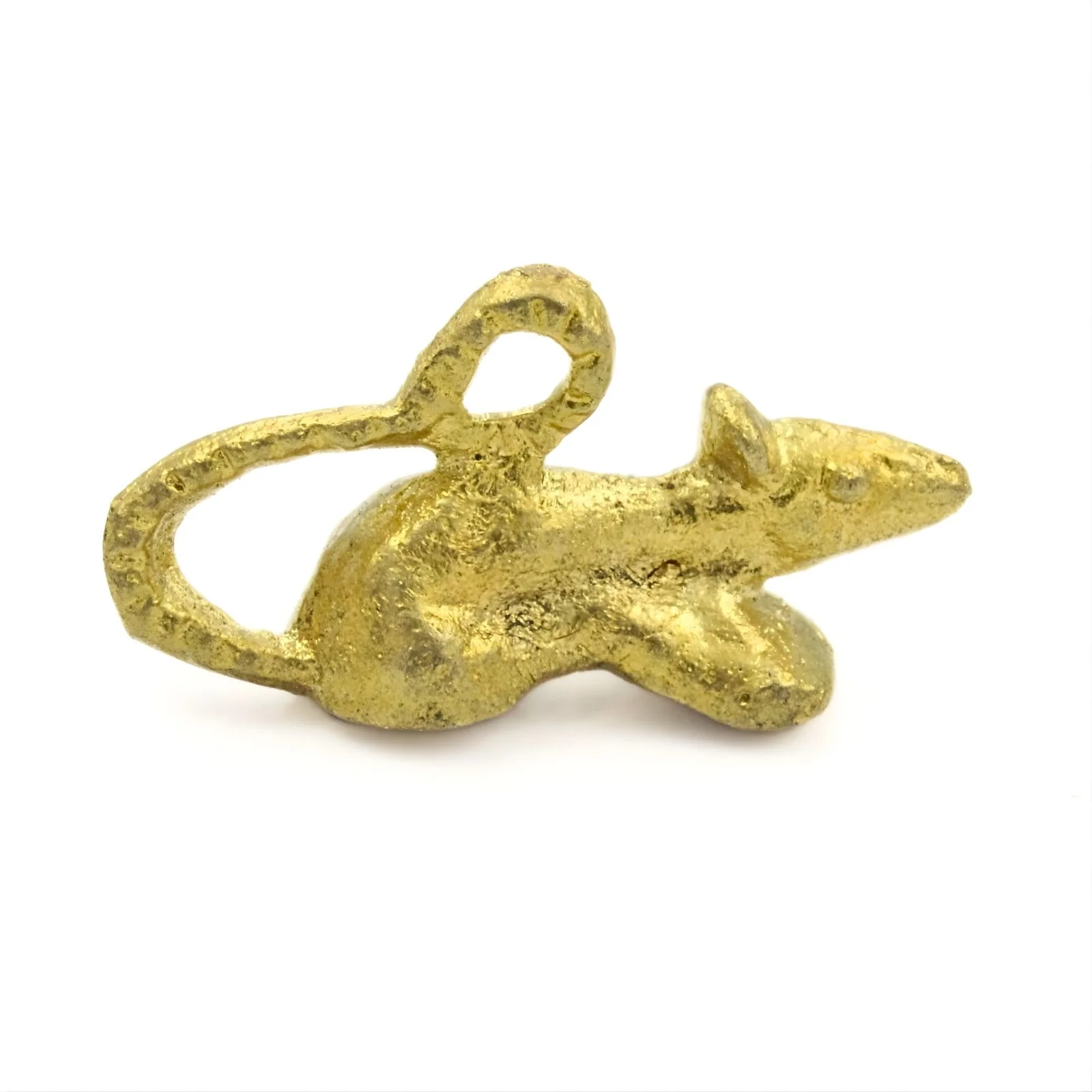 Brass spirit Mouse Mini Statue for Lal Kitab and red book remedies