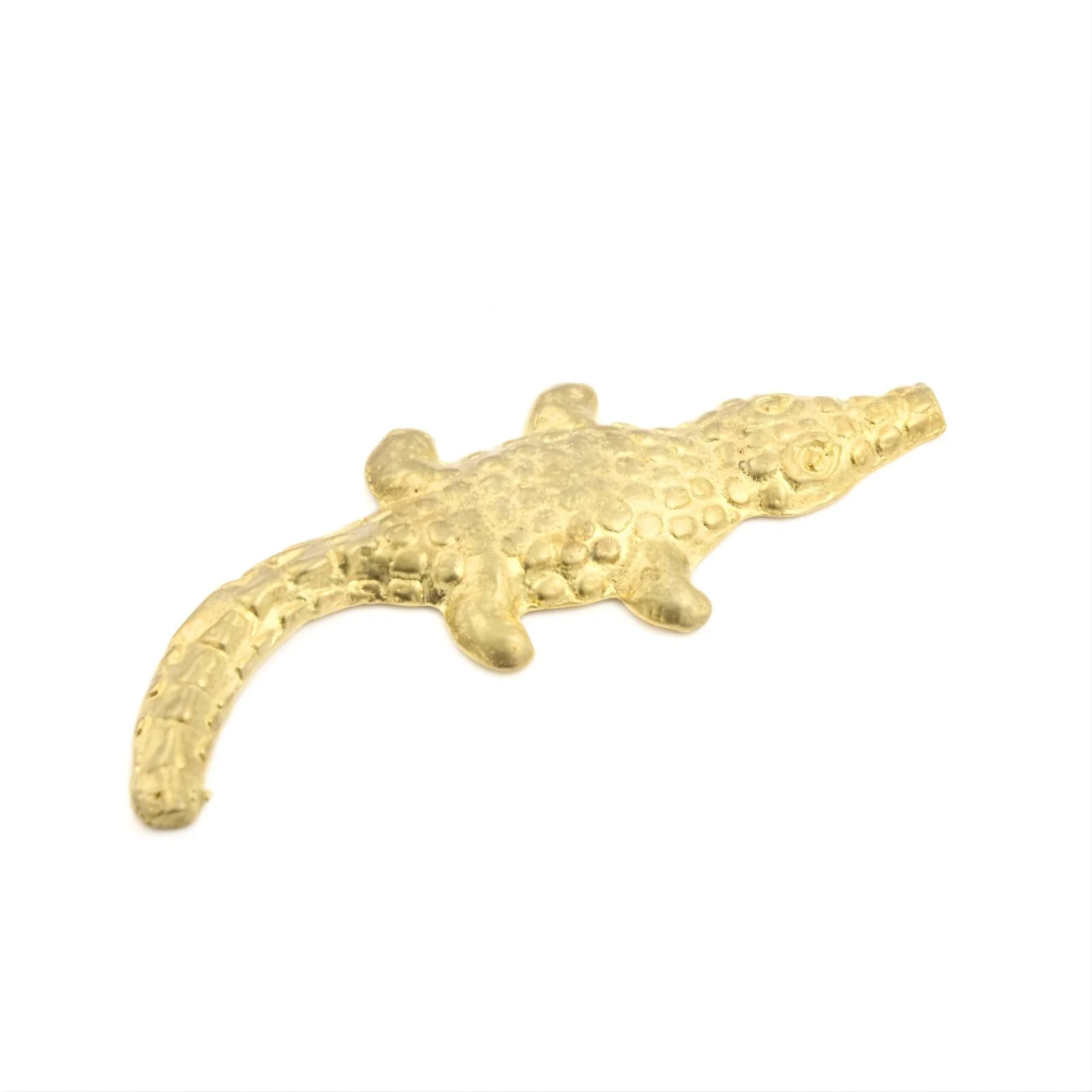 Brass vastu Pital Crocodile for Lal Kitab remedy - Image 2