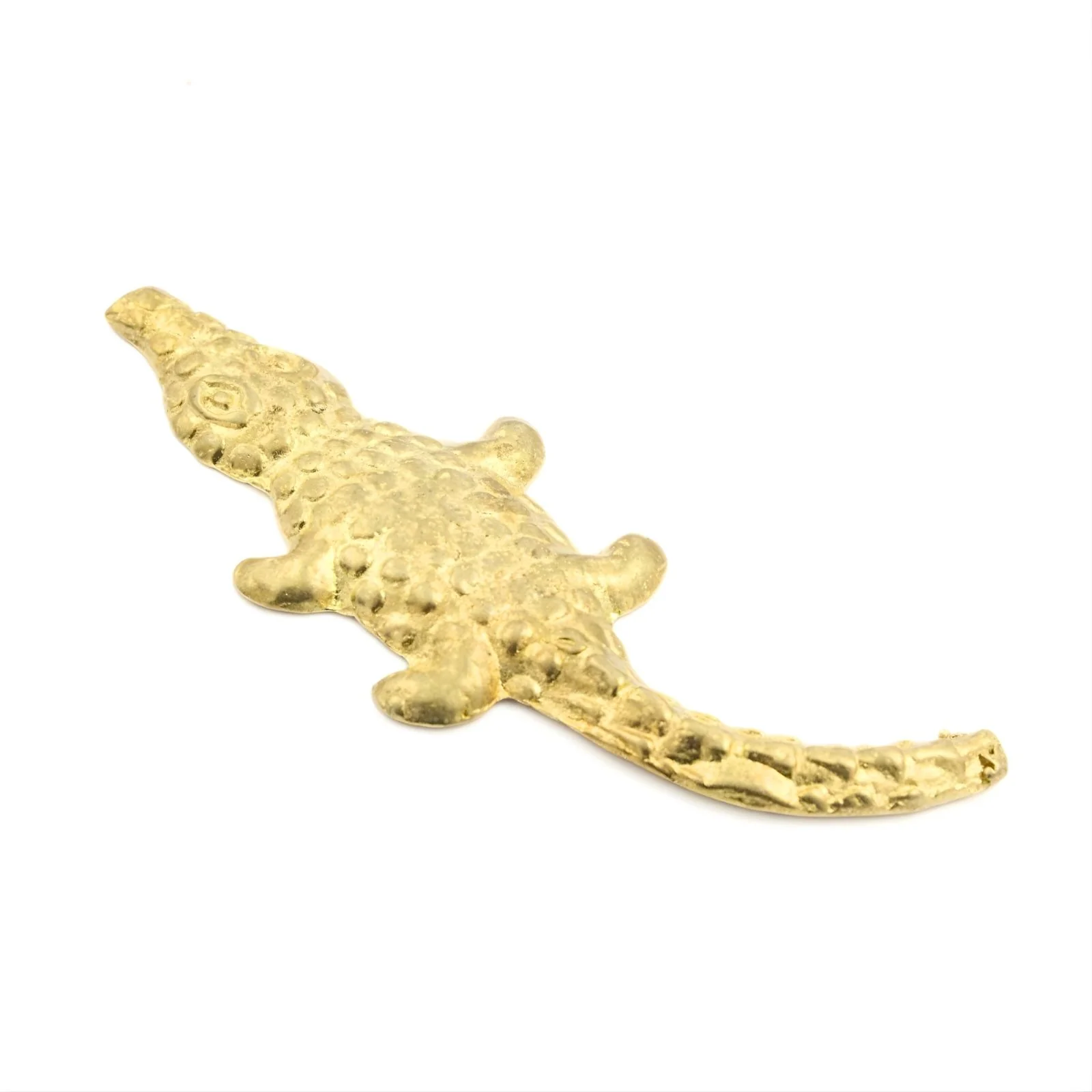 Brass vastu Pital Crocodile for Lal Kitab remedy - Image 3