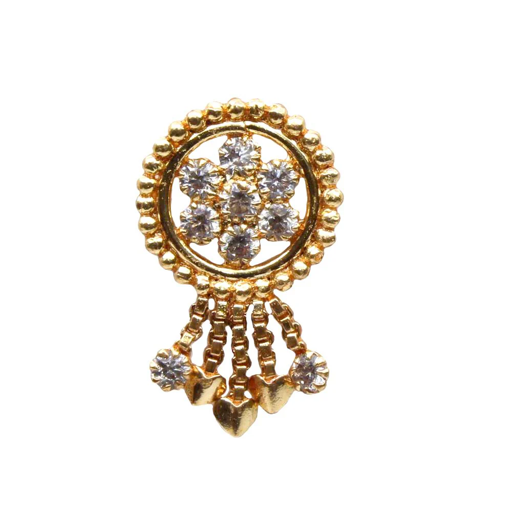 Bridal Indian dangle nose pin - Image 2