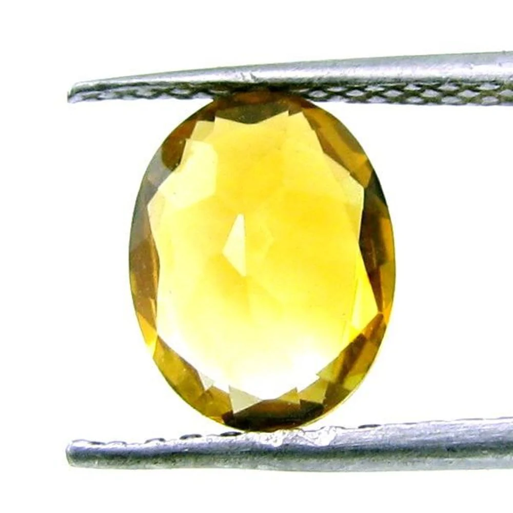 Certified 1.6Ct Natural Golden Yellow Citrine Gemstone - Image 3