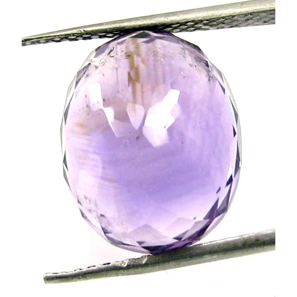 Certified 11.16Ct Purple Amethyst Oval Stone - Image 3