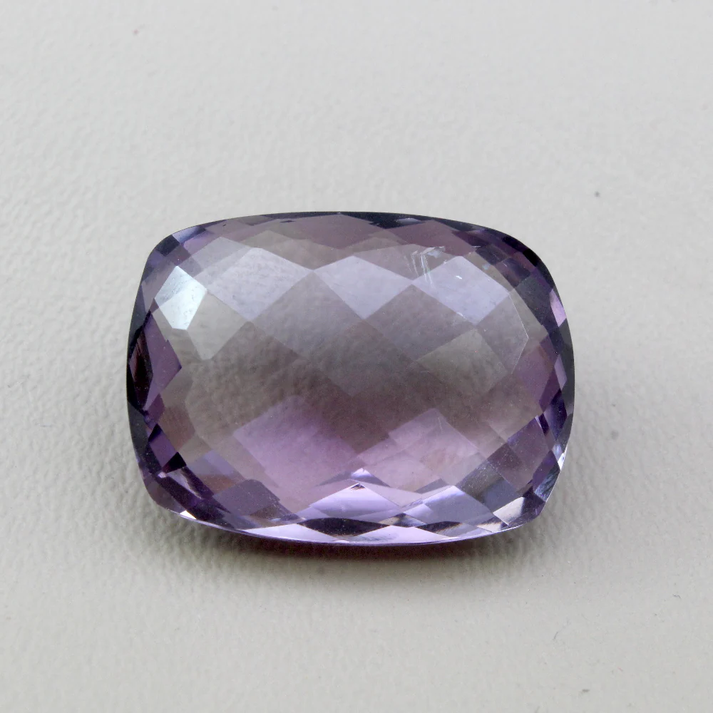 Certified 18.10Ct Natural Amethyst Transparent Gemstone