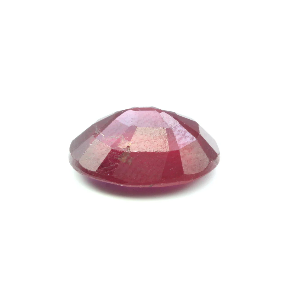 Certified 4.4Ct Natural Ruby Corundum Oval Rashi Sun Gemstone - Image 3