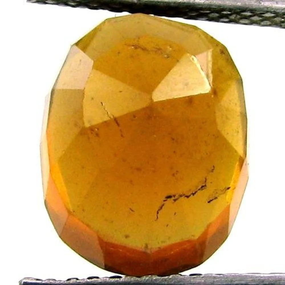 Certified 7.77Ct Natural Hessonite Garnet Oval Gemstone - Image 3