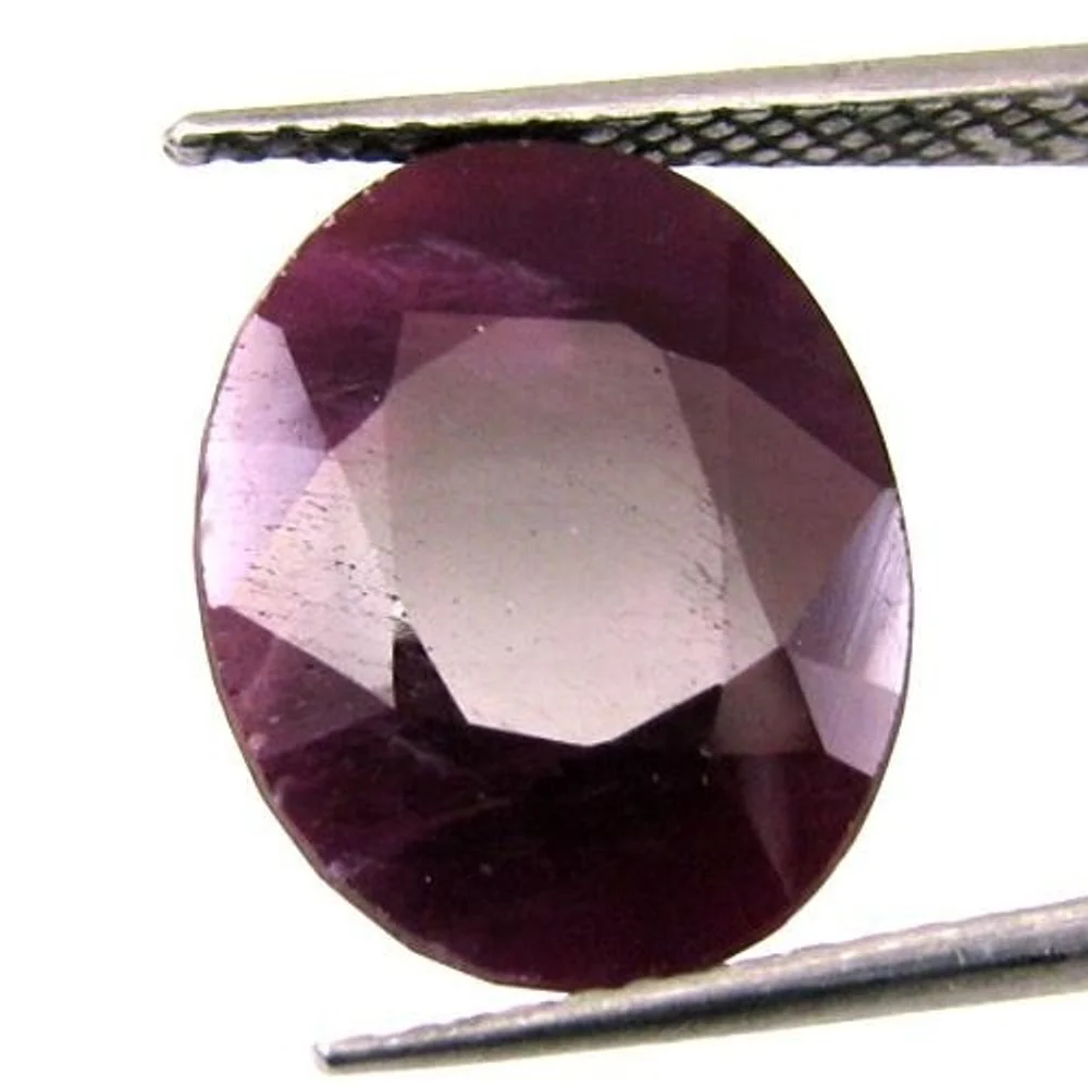 Certified 9.27Ct Natural Untreated Ruby (MANIK) Rashi Gemstone - Image 2