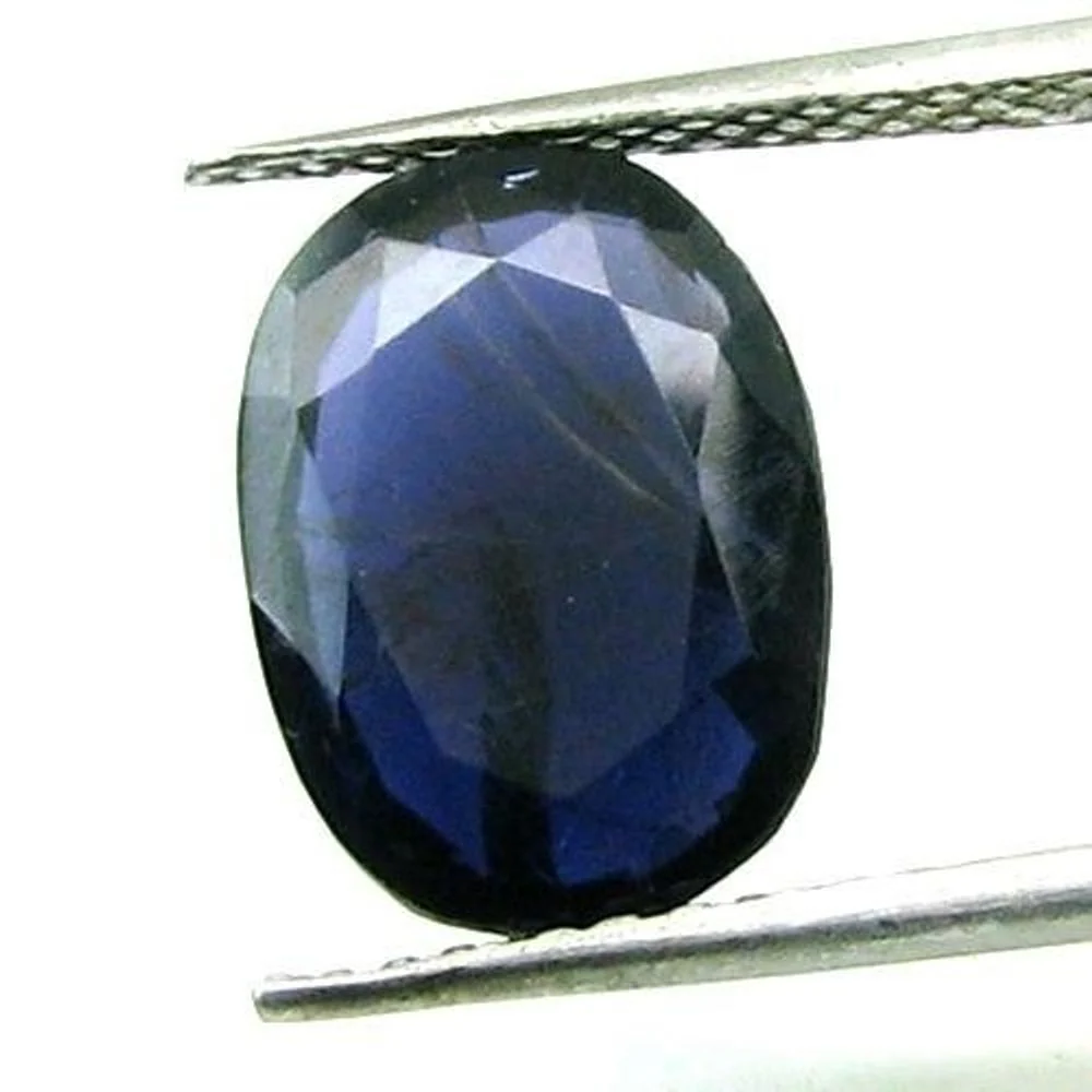 Certified Natural 3.5Ct Iolite –  Cushion Brilliant Cut Violet Blue Jewelry Stone - Image 2