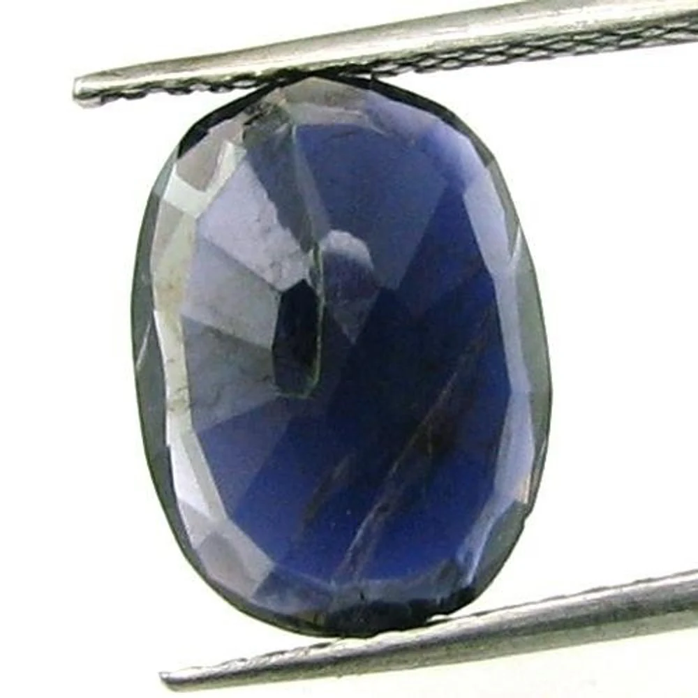 Certified Natural 3.5Ct Iolite –  Cushion Brilliant Cut Violet Blue Jewelry Stone - Image 3