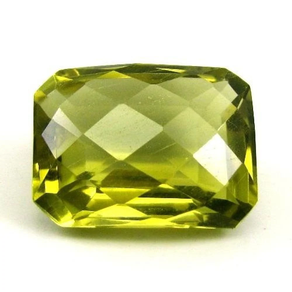 Certified Natural Lemon Quartz 11.43Ct – A+ Quality Fancy Faceted Yellow Gem