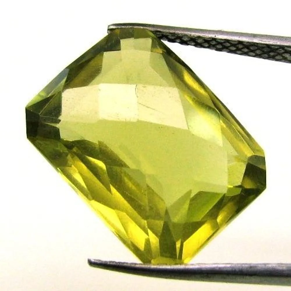 Certified Natural Lemon Quartz 11.43Ct – A+ Quality Fancy Faceted Yellow Gem - Image 2