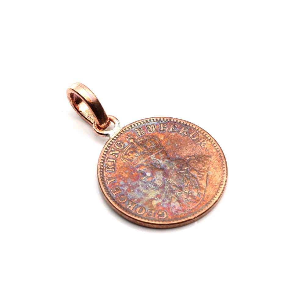 Old Copper Coin Pendant for Astrology - Image 3