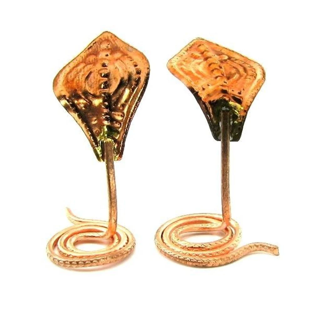 Copper Snakes Pair for Prayer Meditation - Image 2