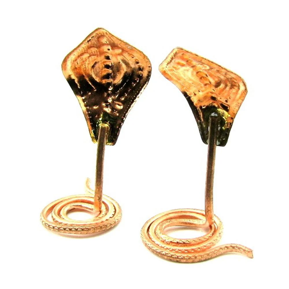 Copper Snakes Pair for Prayer Meditation - Image 3