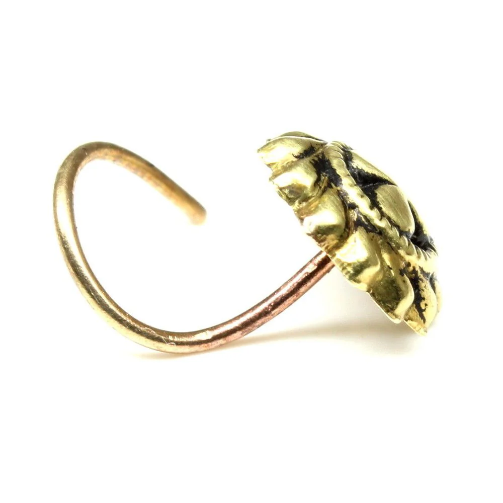 Corkscrew piercing ring l bend - Image 3