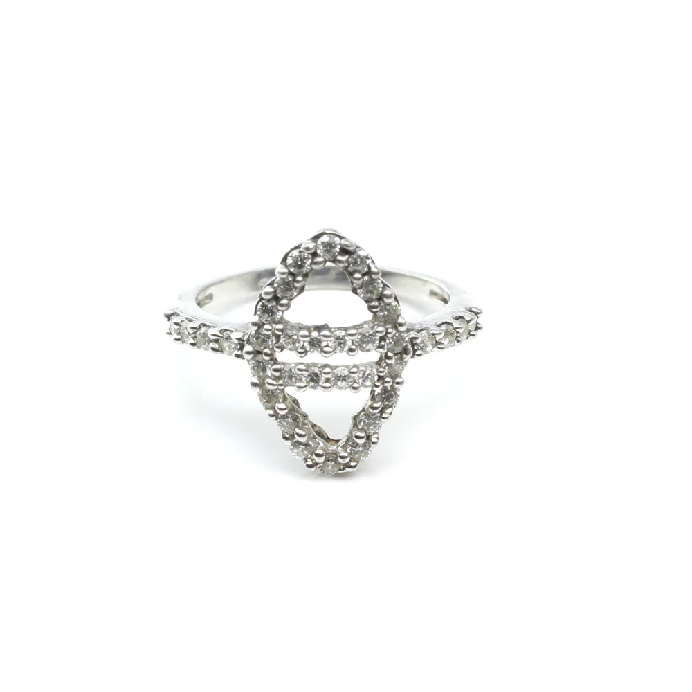 Daily wear Real Solid .925 Sterling Silver CZ Ring - Image 3